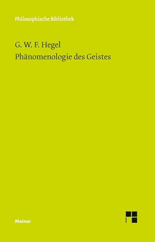 Phenomenologie des geistes - phenomenologie,