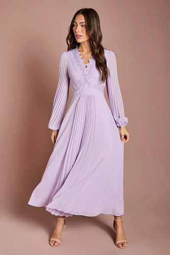 Coast lilac maxi dress womens - coast,