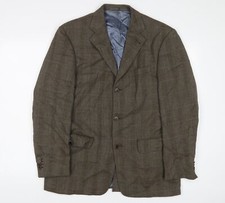 Racing Green Mens Brown Wool