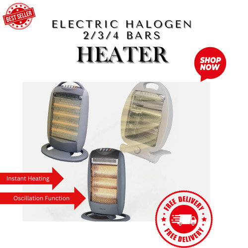 Electric halogen heater - electric,