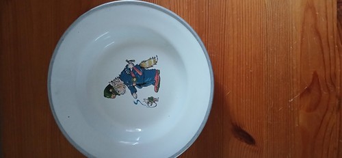 Vintage baby warming dish - vintage,