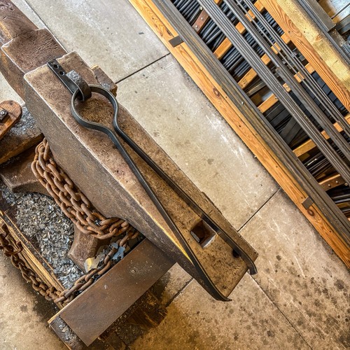 Blacksmith fire tongs hook - fire, &