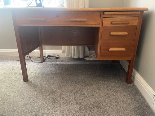 Vintage 1950s abbess - abbess, oak