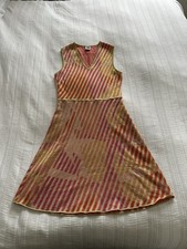 Vintage Missoni Gold Pink Orange Sparkle Dress Size 42 UK 8-10 SOME WEAR