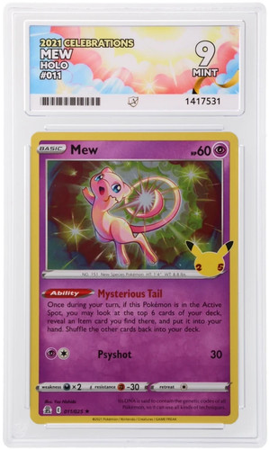 Mew 011 025 celebrations holo - mew, 011/025