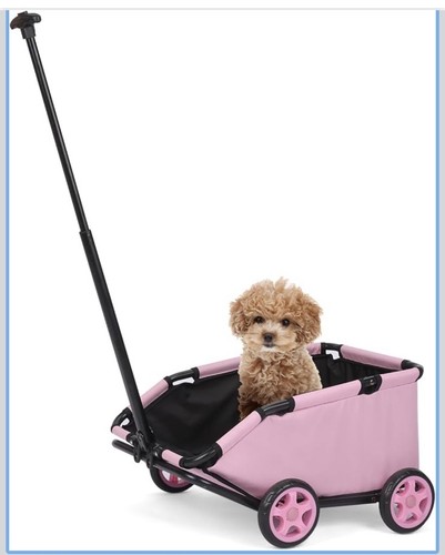 Dog stroller wheels - dog, folding