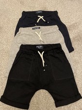 Next Set Of 3 Pairs Boys 100% Cotton Shorts Age 3-4