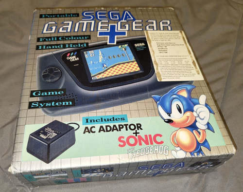 Sega game gear with - gear, box