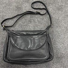 Gigi Black Leather Cross Body