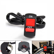 Motorcycle On Off Scooter Kill Switch Motorbike 7/8 Handlebar Stop Button Switch