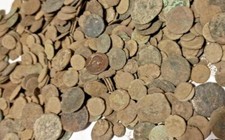 Roman Coins Uncleaned  Ancient