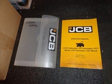 JCB Dumper 3.5 TST TFT etc Operators Manual Hand Book Instruction Pivot Steer