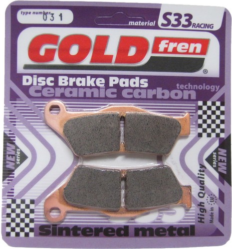 Goldfren s33 brake pads rear - s33,
