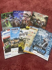 Lot Of 11 Motocross Programmes MXGP. Nations Beach Race , Internationals 
