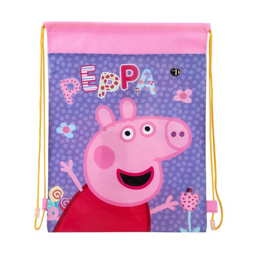 Peppa pig drawstring bag - drawstring,