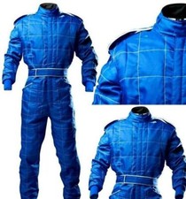 ADULT BLUE Race Suit Overall Single Layer SFI 3.2A1 Proban Oval banger f2 mini