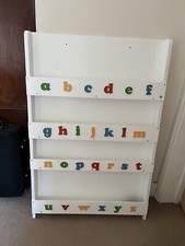 Tidy books alphabet bookcase