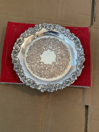 Vintage small silver plate - vintage,