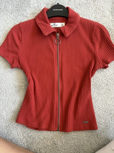 Hollister red ribbed - hollister,