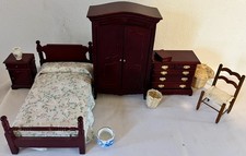 Vintage Dolls House Bedroom