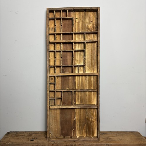 Vintage wooden printers tray - vintage,