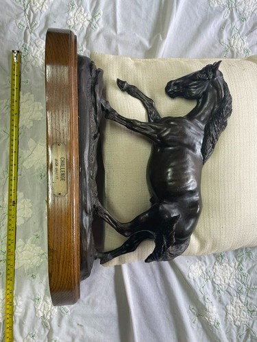 Western bronze horse statue - western,