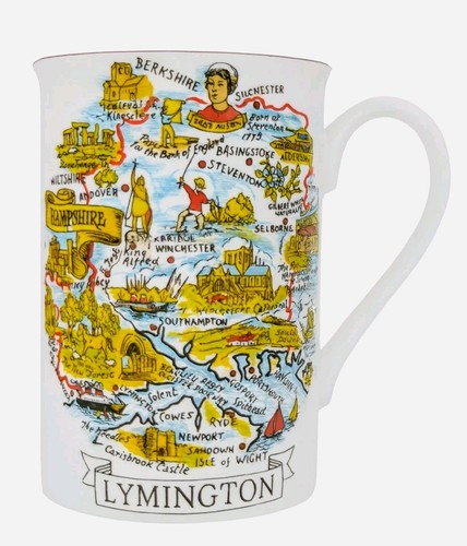 Mug cup hampshire - cup, map