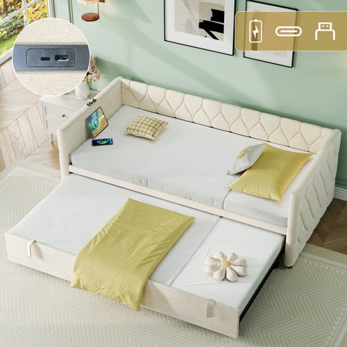 Upholstered daybed sofa bed - daybed,