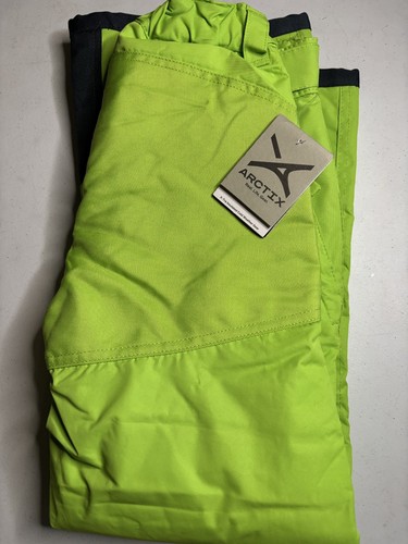 Arctix kids snow pants - snow, lime
