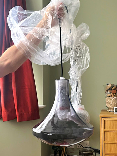 Grey smoke plumen glass - grey,