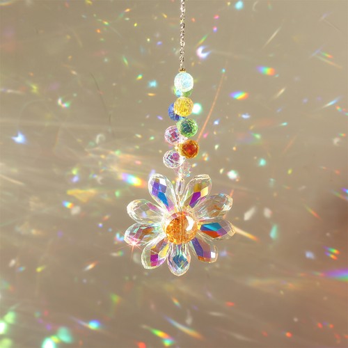 Crystal sunflower suncatcher - sunflower,