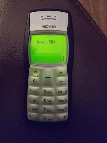 Nokia 1100 mobile phone - mobile,
