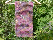 Hand knitted Sirdar Kiko "Dapple" Super Chunky Scarf