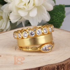 Three Stackable Rings Set in
