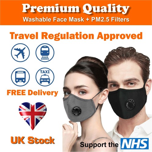 Face mask washable reusable - face,