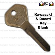 KAWASAKI, DUCATI MOTORBIKE, MOTORCYCLE KEY BLANK KLR, VULCAN
