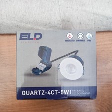 Fire Rated 4CT LED 5W Dimmable Downlight Recessed Spotlights IP65 White Chrome