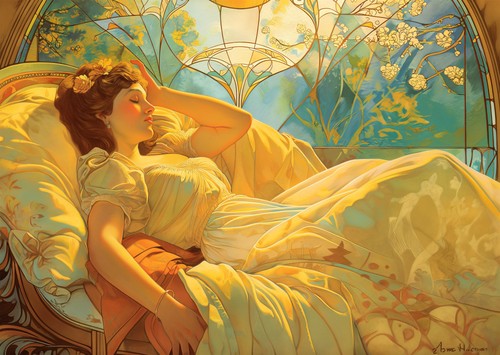 Art nouveau poster - art,