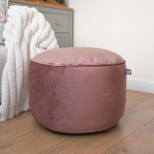 Home Interior Velvet Pouffe
