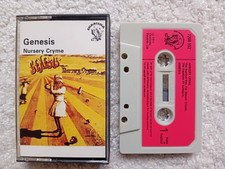 Genesis Nursery Cryme Cassette Tape Pink Charisma Original 1971 "TEST PLAYED" 