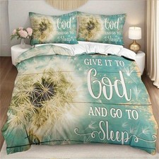 Dandelion Proverbs Quilt Duvet