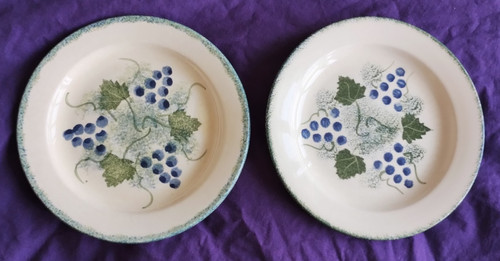 Poole vineyard tea plates - 2,