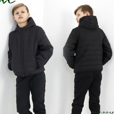 BOYS JACKET BOYS PLAIN BLACK