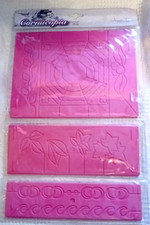 Cornucopia, 3 Embossing Boards pack (set 2), Double Sided Glitter Girls