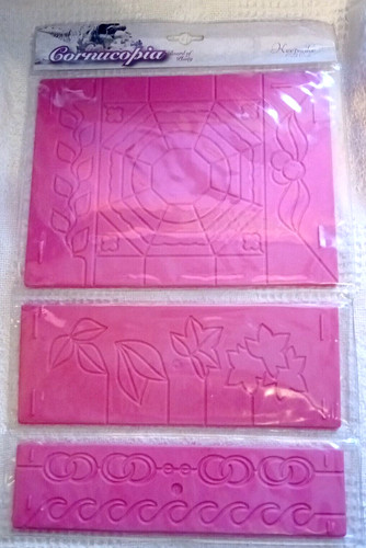 Cornucopia embossing boards - 3,