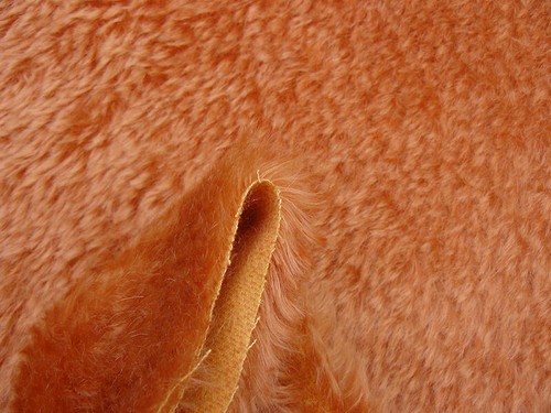 Schulte mohair fabric salmon - schulte,