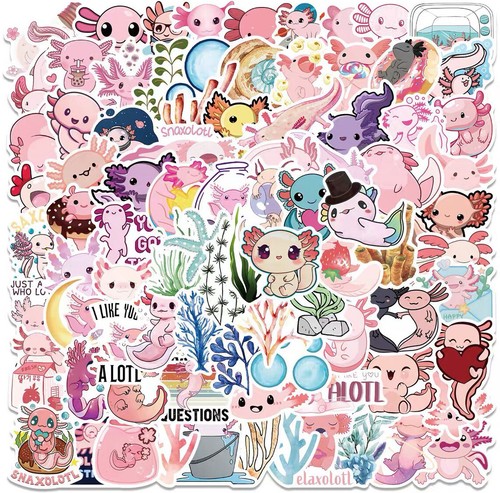 Cartoon cute axolotl - cartoon,