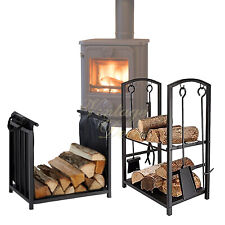 Log Rack Basket Wood Holder