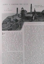 Cornish Tin Mine Dolcoath Levant Camborne Botallack Cornwall Mining Pit Accident