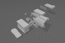 3d Printed VW Golf R32 Engine